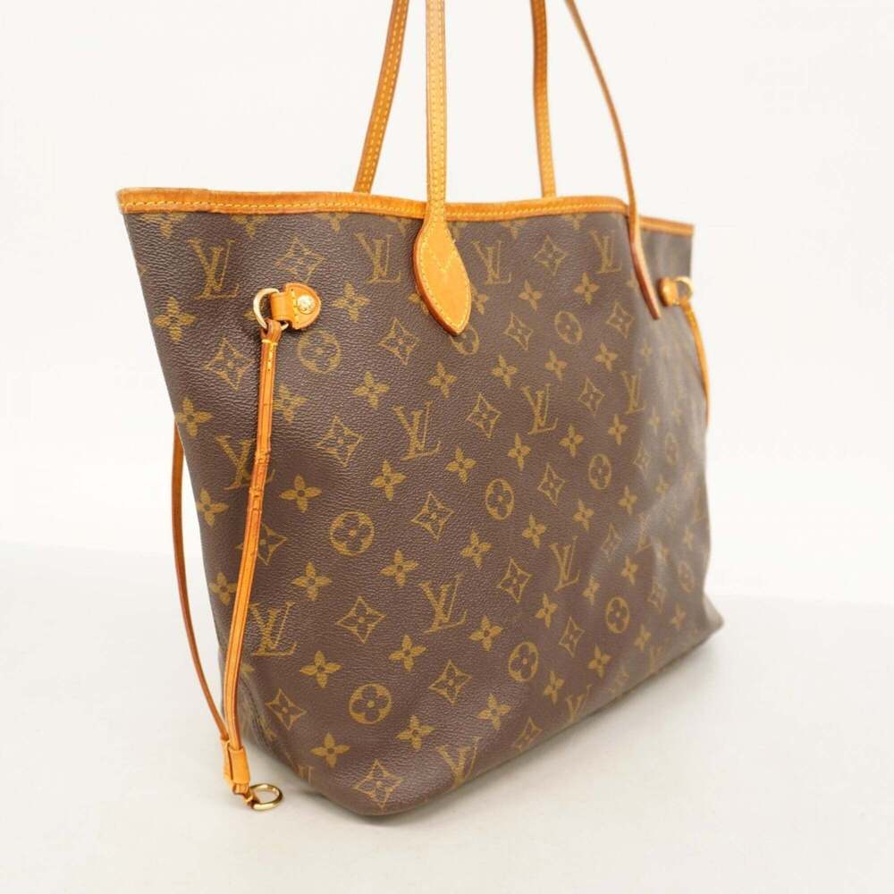 LOUIS VUITTON Brown Monogram Neverfull MM Tote Bag - Picture 2 of 12